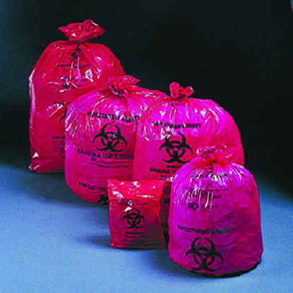Picture of Infectious Waste Bag McKesson 30 - 33 gal. Red Bag Polymer Film 31 X 41 Inch03-4405