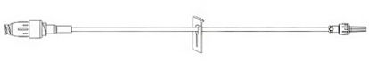 Picture of Extension Set Maxplus® Clear 7 Inch Tubing 1 End Port 0.51 mL Priming Volume DEHP-FreeMP2002-C