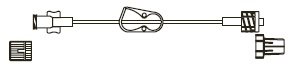 Picture of PICC Line Extension Set Codan® 13 Inch Tubing Without Port 0.55 mL Priming VolumeBC508