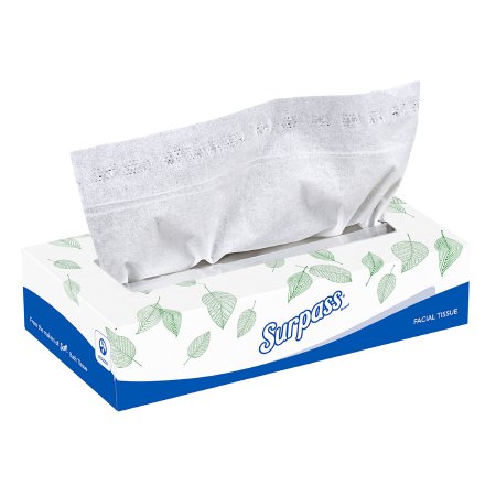 Picture of Surpass* Facial Tissue White 8 X 8-2/5 Inch 100 Count21340