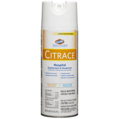 Picture of Clorox Healthcare® Citrace® Surface Disinfectant Alcohol Based Liquid 14 oz. Can Citrus Scent49100