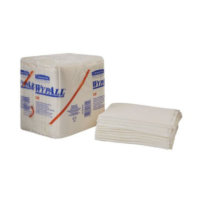 Picture of Task Wipe WypAll® L40 Light Duty White NonSterile Double Re-Creped 12 X 12-1/2 Inch Disposable05701