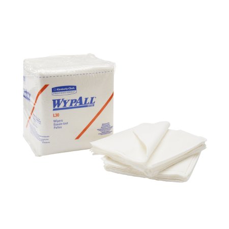 Picture of Task Wipe WypAll® L30 Light Duty White NonSterile Double Re-Creped 12 X 12-1/2 Inch Disposable05812