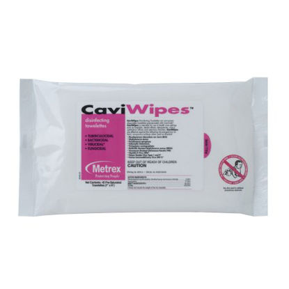 Picture of CaviWipes™ Surface Disinfectant Premoistened Alcohol Based Wipe 45 Count Soft Pack Disposable Alcohol Scent NonSterile13-1224