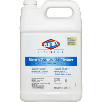 Picture of Clorox Healthcare® Bleach Germicidal Surface Disinfectant Cleaner Refill Germicidal Liquid 1 gal. Jug Fruity Floral Bleach Scent NonSterile68978