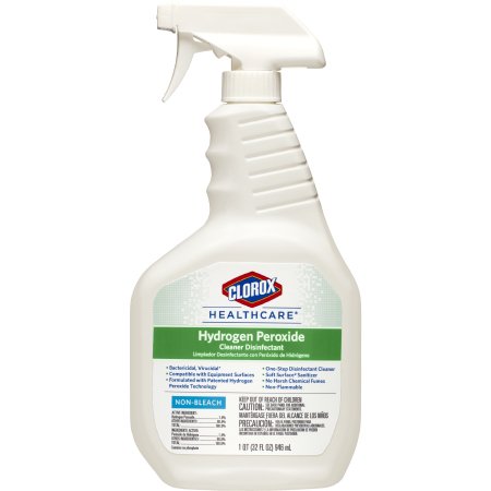 Picture of Clorox Healthcare® Surface Disinfectant Cleaner Peroxide Based Liquid 32 oz. Bottle Unscented NonSterile30828