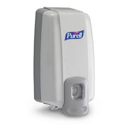 Picture of Hand Hygiene Dispenser Purell® NXT® Space Saver™ Dove Gray Plastic Manual Push 1000 mL Wall Mount2120-06