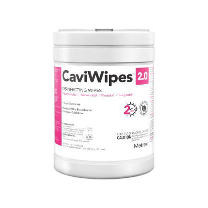 Picture of CaviWipes™ 2.0 Surface Disinfectant Premoistened Wipe 160 Count Canister Disposable Alcohol Scent NonSterile14-1100
