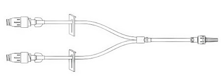 Picture of Extension Set Maxplus® Clear 8.375 Inch Tubing 2 End Ports 1.1 mL Priming Volume DEHP-FreeMP5315-C