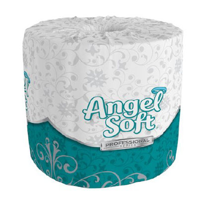 Picture of Toilet Tissue Angel Soft® Professional Series White 2-Ply Standard Size Cored Roll 450 Sheets 4 X 4-1/20 Inch16880