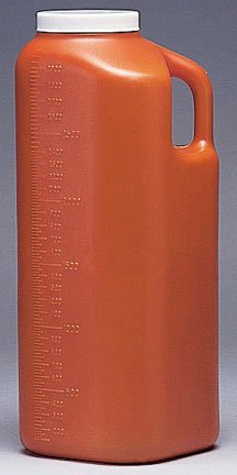 Picture of 24 Hour Urine Specimen Collection Container Fisherbrand™ Polyethylene 3,000 mL (101 oz.) Screw Cap Unprinted NonSterile14375248