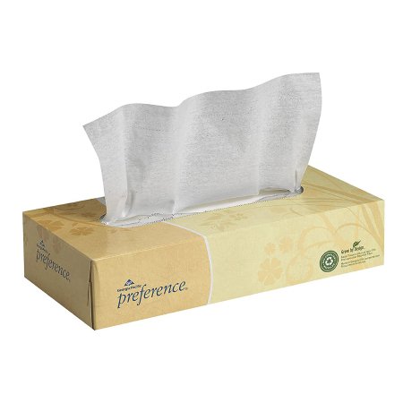 Picture of Preference® Facial Tissue White 7-3/5 X 9 Inch 100 Count48100