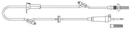 Picture of Primary Administration Set 105 Inch Tubing 2 PortsAMS105-1