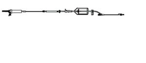Picture of Pump Set Alaris® 20 Drops / mL Drip Rate 116 Inch Tubing2465-0007