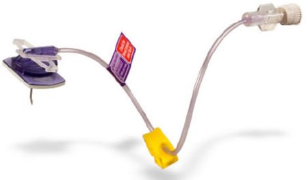 Picture of Huber Infusion Set PowerLoc® EZ 22 Gauge 1-1/2 Inch 7 Inch Tubing Without PortSHW22-150