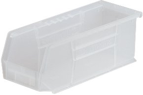 Picture of Storage Bin AkroBins® Clear Industrial Grade Polymers 4 X 4-1/8 X 10-7/8 Inch30224SCLAR