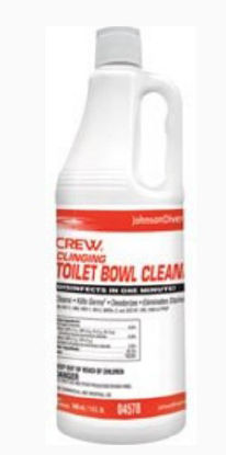 Picture of Diversey™ Crew® Toilet Bowl Cleaner Acid Based Liquid 32 oz. Bottle Floral Scent NonSterileDVO04578