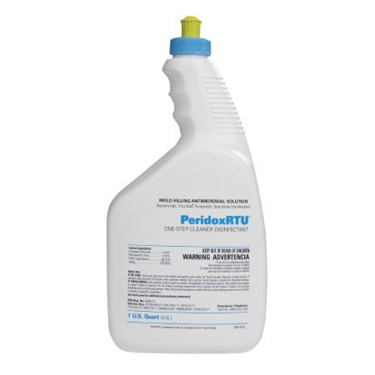 Picture of PeridoxRTU® Sporicidal Surface Disinfectant Cleaner Peroxide Based Liquid 32 oz. Bottle Vinegar Scent SterileCR85335IR