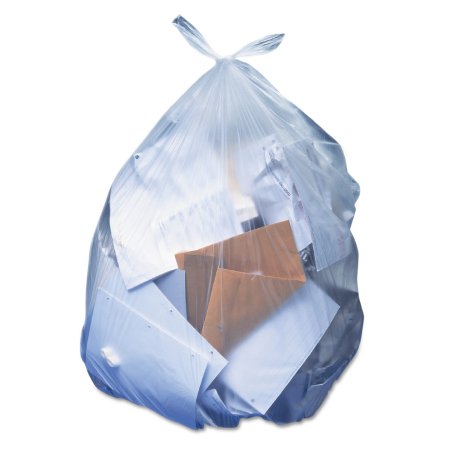 Picture of Trash Bag Heritage 60 gal. Clear LLDPE 1.10 Mil. 38 X 58 Inch Performance Bottom Seal Flat PackHERH7658SC