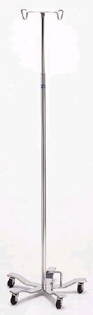 Picture of IV Stand Floor Stand 4-Hook 5 Caster, 2 Inch SwivelP-1576-4