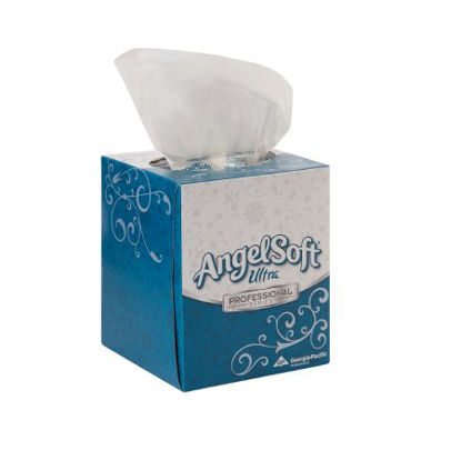 Picture of Angel Soft Ultra Professional Series® Facial Tissue White 7-3/5 X 8-1/2 Inch 96 Count46560