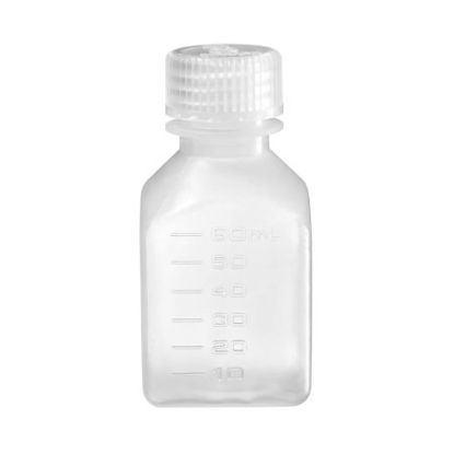 Picture of General Purpose Bottle Nalgene™ Narrow Mouth / Square PPCO / Polypropylene 60 mL (2 oz.)2016-0060