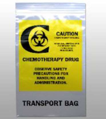 Picture of Chemo Drug Transport Bag Elkay® Plastics Clear Bag LDPE 9 X 12 InchF40912CTB