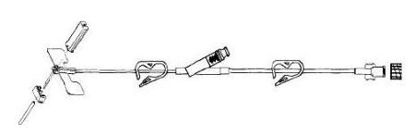 Picture of Huber Infusion Set LifeGuard™ 20 Gauge 1 Inch 10 Inch Tubing SmartSite PortCLGY-2010