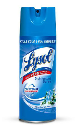 Picture of Lysol® Surface Disinfectant Alcohol Based Liquid 12.5 oz. Can Spring Waterfall Scent NonSterileRAC02845
