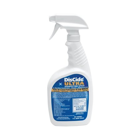 Picture of DisCide® Ultra Surface Disinfectant Cleaner Quaternary Based Liquid 1 Quart Bottle Herbal Scent NonSterile3565Q