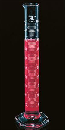 Picture of Graduated Cylinder Double-Scale Pyrex Borosilicate Glass 25 mL085625A