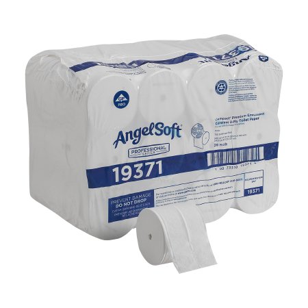 Picture of Toilet Tissue Angel Soft® Professional Series Compact White 2-Ply Standard Size Coreless Roll 750 Sheets 3-4/5 X 4-1/20 Inch19371