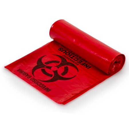 Picture of Infectious Waste Bag Colonial Bag 45 gal. Red Bag LLDPE 40 X 46 InchHXR46-3