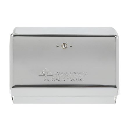 Picture of Paper Towel Dispenser Georgia-Pacific® Chrome Metal Manual 275 Count Wall Mount54720