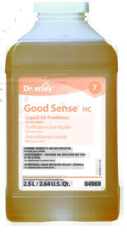 Picture of Deodorizer Diversey™ Good Sense® HC Liquid Concentrate 2.5 Liter Bottle Green Apple ScentDVS904969