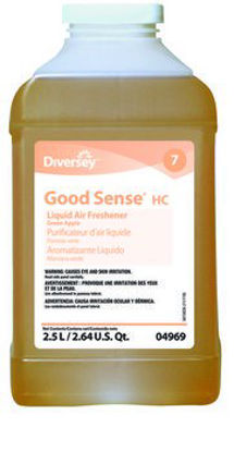 Picture of Deodorizer Diversey™ Good Sense® HC Liquid Concentrate 2.5 Liter Bottle Green Apple ScentDVS904969