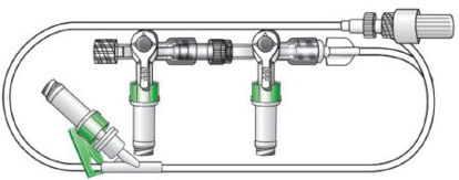 Picture of EXTENSION SET, W/DBL 4WAY STOPCOCK TUBING 28" (50/BX 4BX/CS)RYM-5942-28Y