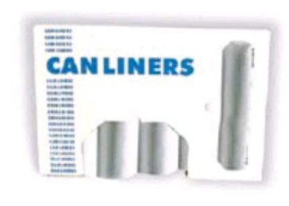 Picture of Trash Bag Heritage 60 gal. Natural HDPE 22 Mic. 38 X 60 Inch Star Seal Bottom Coreless RollHERZ7660WNR01