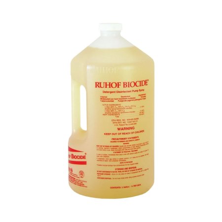 Picture of Ruhof Biocide® Surface Disinfectant Cleaner Quaternary Based Liquid 1 gal. Jug Scented NonSterile34566-27