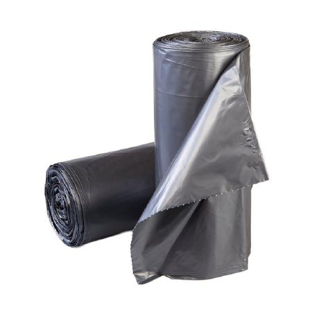 Picture of Trash Bag McKesson 40 to 45 gal. Gray LLDPE 1.10 Mil. 38 X 58 Inch Star Seal Bottom Coreless RollBR3858XHVG