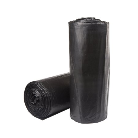 Picture of Trash Bag McKesson 20 to 30 gal. Black LLDPE 0.58 Mil. 30 X 36 Inch Star Seal Bottom Coreless RollWSL3036HVK