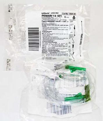 Picture of Primary Administration Set LifeShield® 60 Drops / mL Drip Rate 80 Inch Tubing 2 Ports1266928