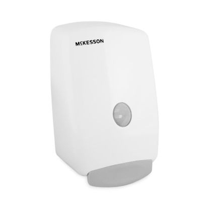 Picture of Soap Dispenser McKesson White Plastic Manual Push 2000 mL Wall Mount53-2000