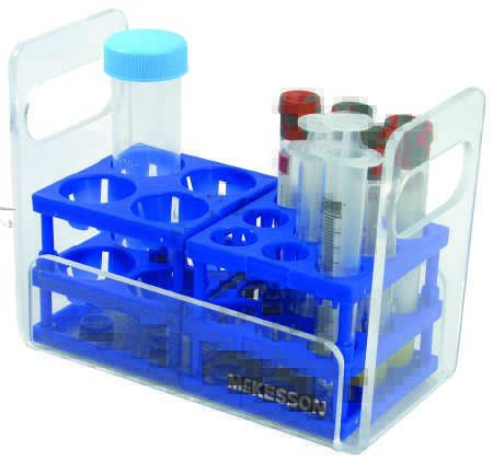 Picture of Tube Rack Carrier McKesson 7 X 3.5 X 5.5 Inch Acrylic3101