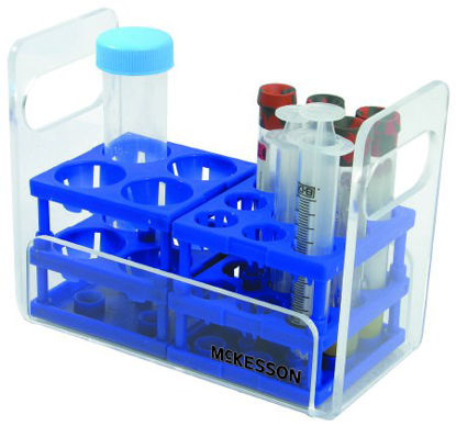 Picture of Tube Rack Carrier McKesson 7 X 3.5 X 5.5 Inch Acrylic3101