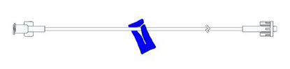 Picture of Extension Set 60 Inch Tubing 0.3 mL Priming VolumeEA-060-01