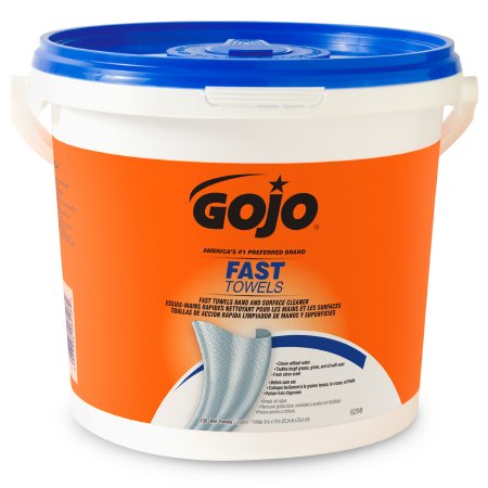 Picture of GOJO® FAST Surface Cleaner Premoistened Alcohol Based Wipe 130 Count Pail Disposable Citrus Scent NonSterile6298-04