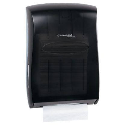 Picture of Paper Towel Dispenser K-C PROFESSIONAL Black Smoke Plastic Manual Pull Wall Mount09905