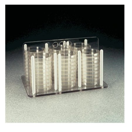 Picture of Petri Dish Rack Nalgene™ Clear, Plastic, With Lid For 60 mm Petri Dishes5921-0060