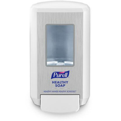 Picture of Soap Dispenser Purell® CS4 White ABS Plastic Manual Push 1250 mL Wall Mount5130-01